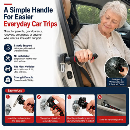 Dofryna® 3-in-1 Portable Car Door Assist Handle🚗 🤝 Safe & Easy Exits for Seniors